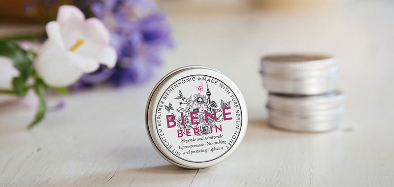 Lippenpomade von Biene Berlin in Dose