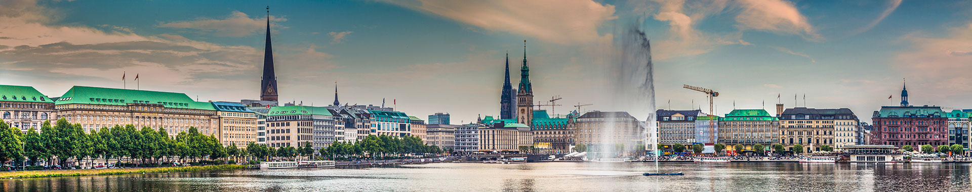 Stadtansicht von Hamburg