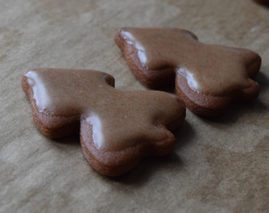 Honig-Zimt-Plätzchen mit Guss