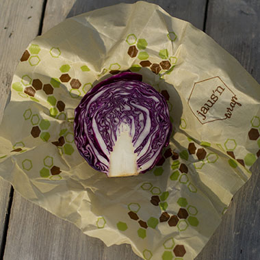 Rotkohl in Jaus´nwrap