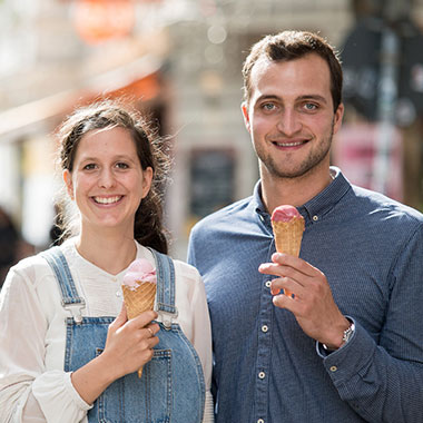 Die Gründer von Luciella Ice Cream