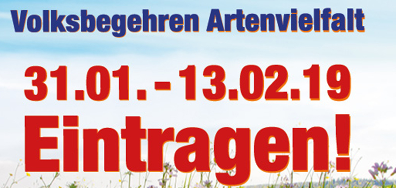 Volksbegehren Artenvielfalt