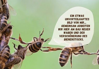 Eine Bienenkette mit Deiner Biene