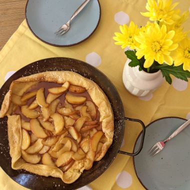 Apple Honey Dutch Baby