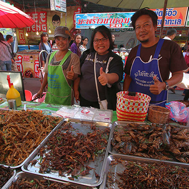 Marktplatz für Insekten