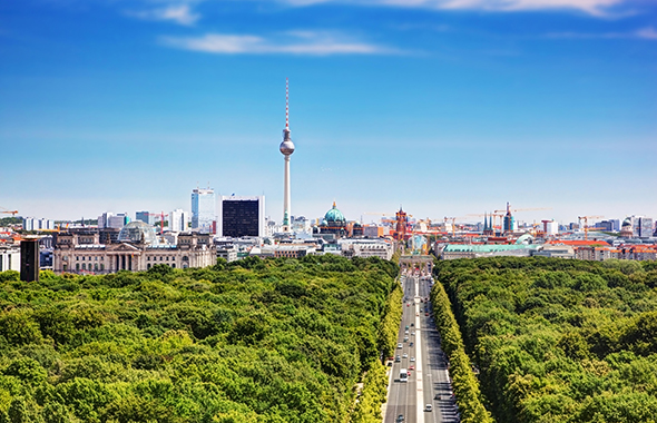 Berlin Panoramaansicht