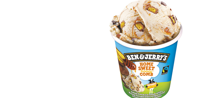 Ben&Jerry´s Eiscreme mit Honig von nebenan