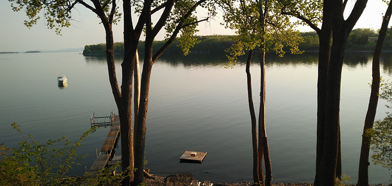 Lake Champlain bei Ben&Jerry´s