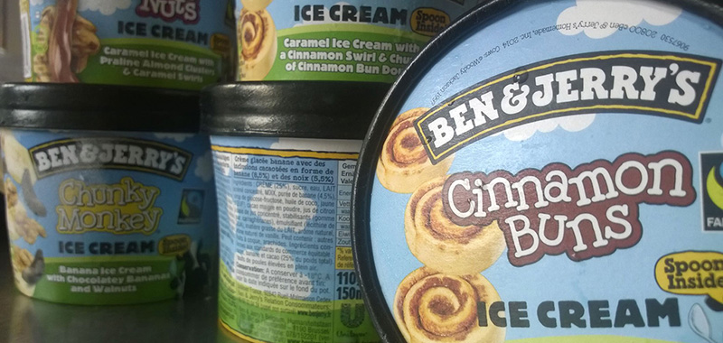 Ben&Jerry´s Cinnamon Buns Ice Cream 