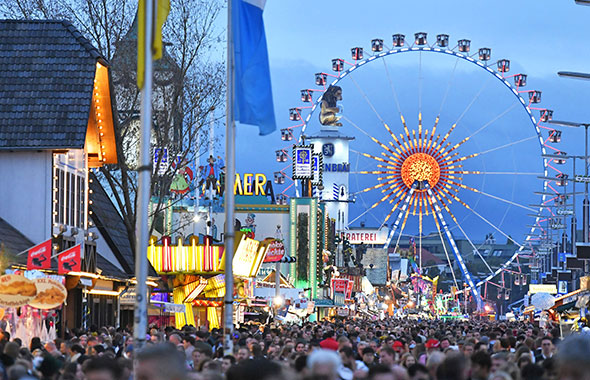 Riesenrad auf dem Münchner Oktoberfest