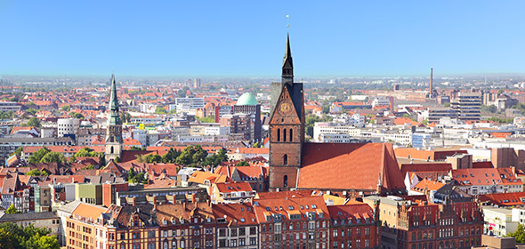 Sicht auf die Münchner Innenstadt