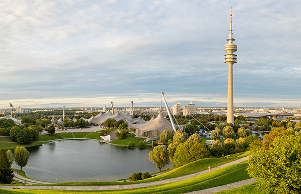 Olympiapark und Olympiaturm München