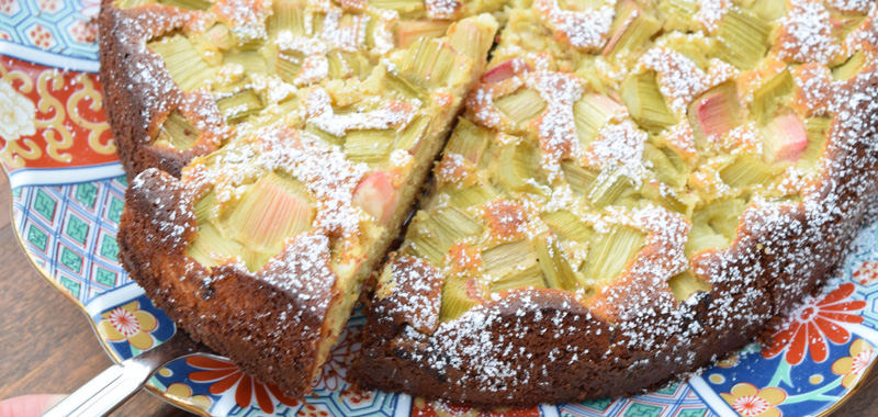 Rhabarber-Honig-Kuchen