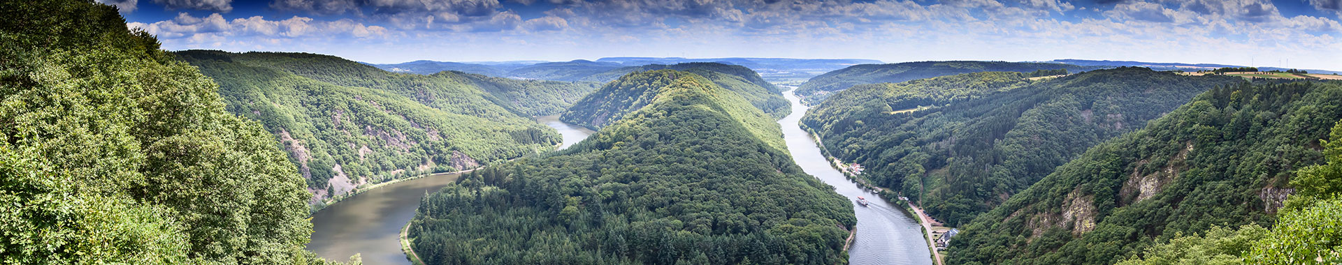 Die Saarschleife im Saarland