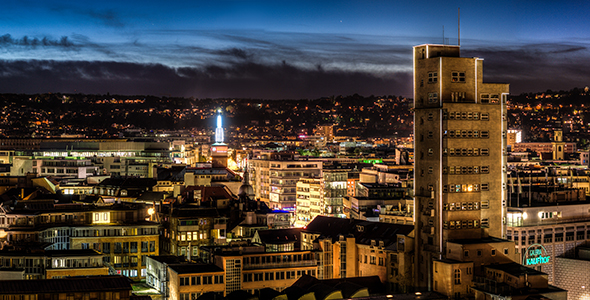 Stuttgart bei Nacht