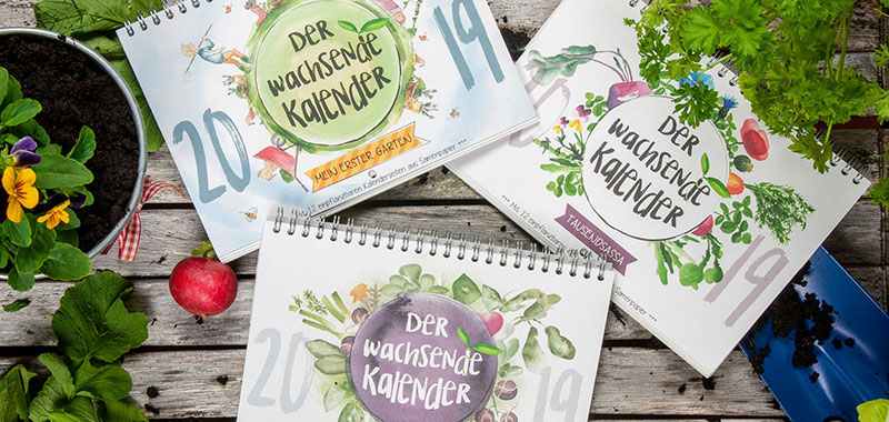 Sortiment von Der wachsende Kalender