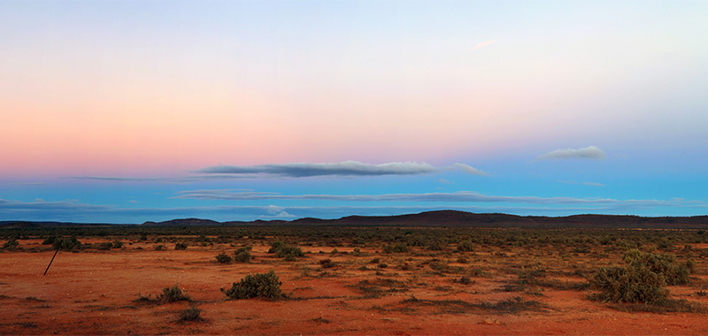 Sonnenaufgang in Australien