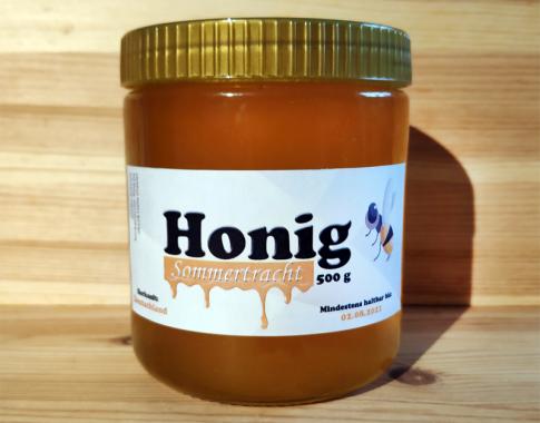 Sommertacht Honig aus Halle (Saale). Standort der Bienen im Stadtteil Böllberg-Wörmlitz.