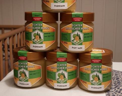 Honigglas 250 Gramm im DIB Glas