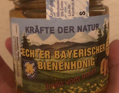 abgefüllt im Glas des VBB - eben bayerischer Honig aus Harlaching