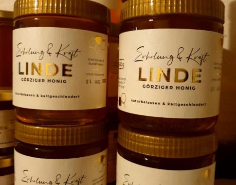 Lindenhonig im 500g Glas