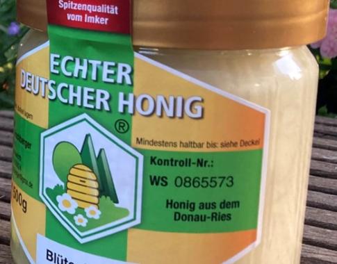 Blütenhonig im DIB Glas