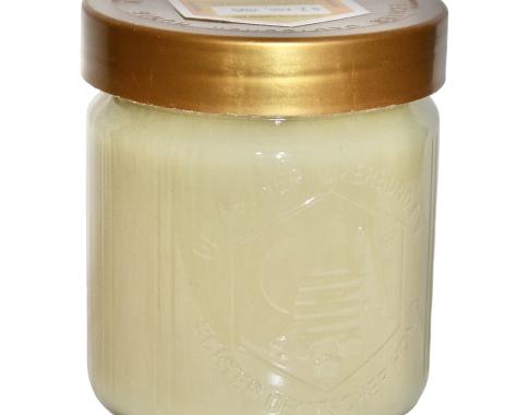 DIB Honigglas 500g mit Frühtrachthonig von hinten.