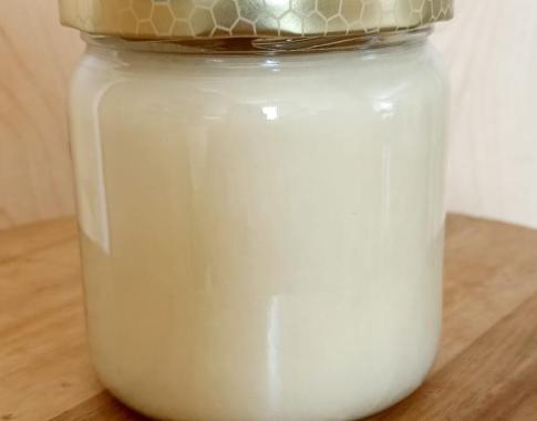 500g Honigglas Rückansicht