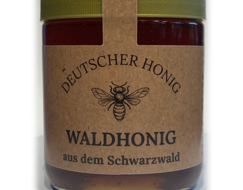 Dunkler Waldhonig aus dem Schwarzwald (Abfüllung in 500g Gläsern)