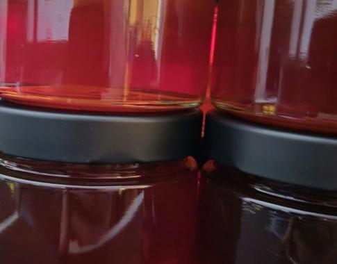 Glas mit Honig