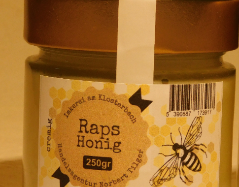 Rapshonig schmeckt mild und süß mit einer leicht blumigen Note. 
