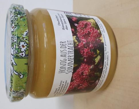 500g Glas Sommertrachthonig