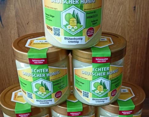 Versand möglich! Kosten je nach Abnahmemenge! Auf Wunsch auch in anderen Gebinden möglich (2,5 kg; 12,5 kg, 25 kg Eimer, oder Abfüllung in nicht DIB Gläser)