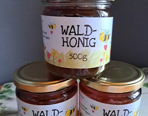 3 Gläser Waldhonig