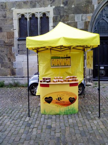 unser Marktstand für Wochen- und Gartenmärkte
