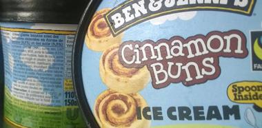 Eiscreme von Ben&Jerry´s