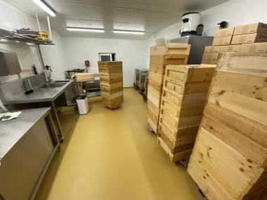Professioneller Schleuderraum - zum Erhalt der Qualität