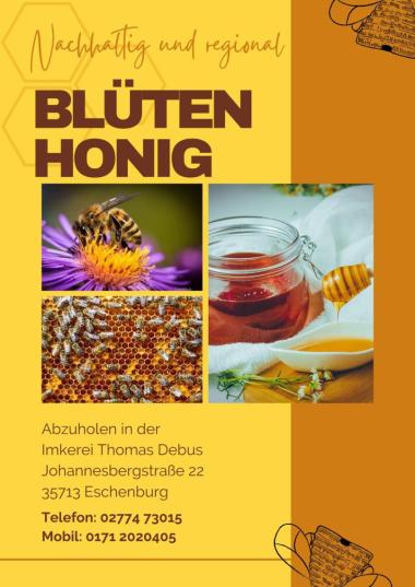 Flyer Honigverkauf