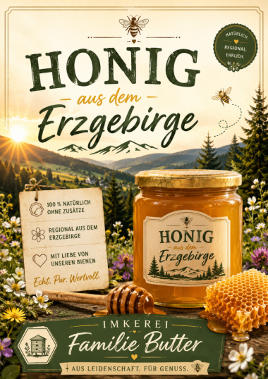Honig aus dem Erzgebirge